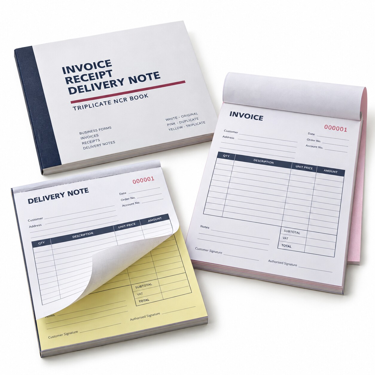 Custom Printed NCR Books