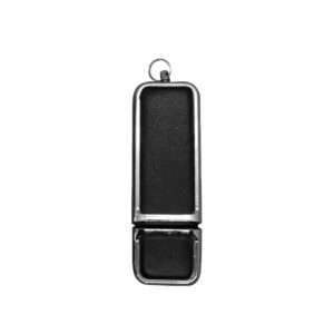 Delta - Leather & Metal USB - Black