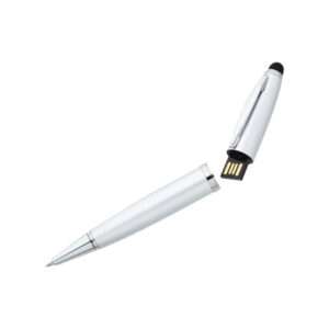 Echo - Metal Pen with Stylus & USB - White