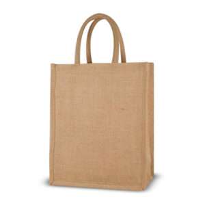 Gyro - Vertical Laminated Jute Bag (Natural)