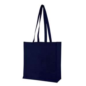 Keaton - 10 OZ Canvas Tote Bag with All Sides Gusset (Blue)