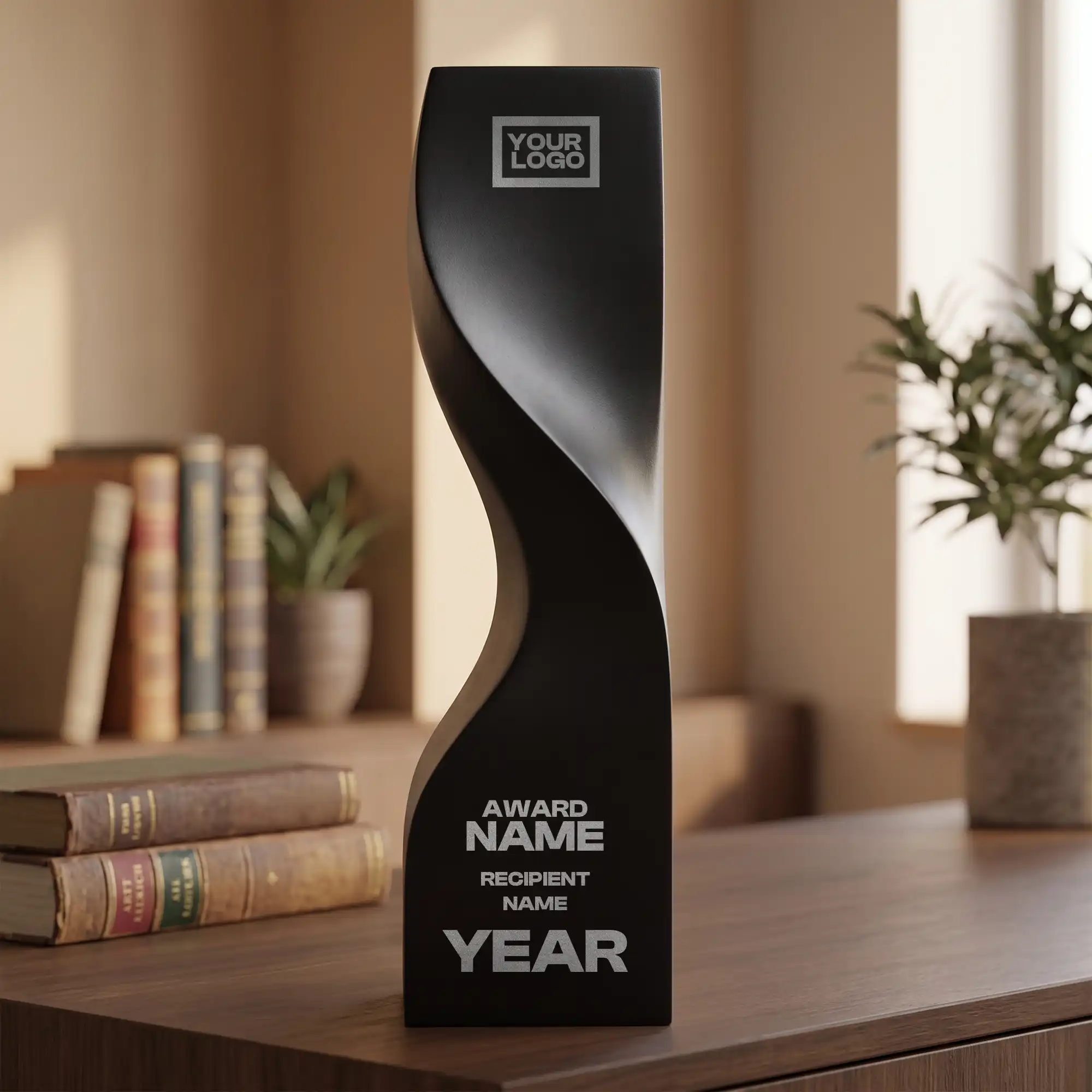 Black Double Twist Sculptural Award - Image 2