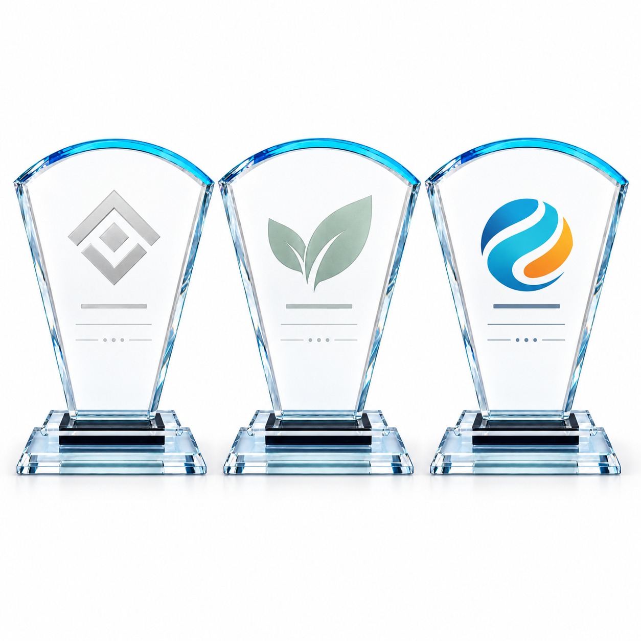 Arch Crystal Glass Award - Image 2