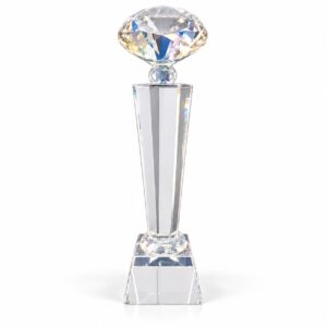 Diamond-Top Crystal Excellence Trophy