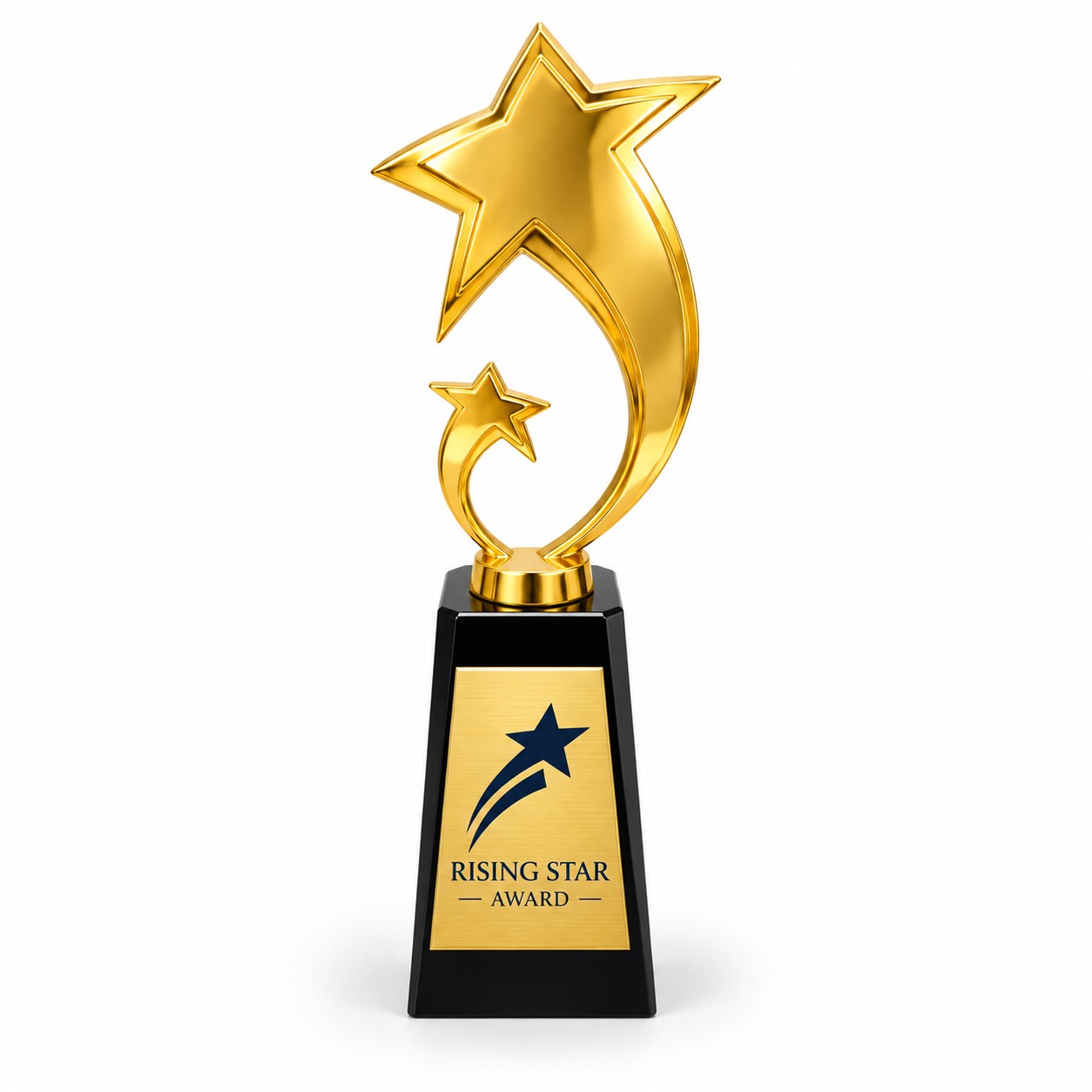 Gold Double Shooting-Star Trophy - Image 2