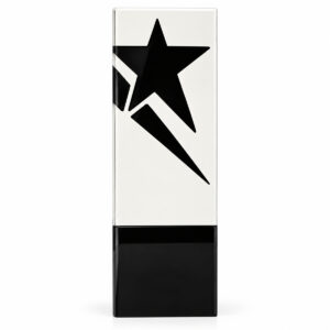 Star Two-Tone Acrylic Award