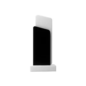 Black & White Geometric Crystal Trophy