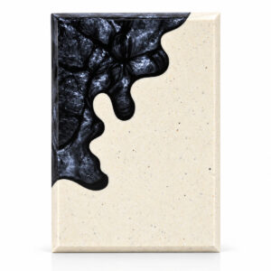 Black Abstract Contemporary Crystal Award