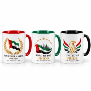 UAE National Day Two-Tone Ceramic Mug – 325 ml