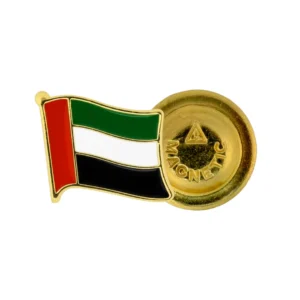 UAE Flag Metal Badge with Magnet