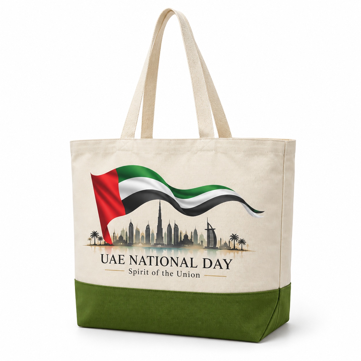 UAE National Day Cotton Tote Bag – 350 GSM